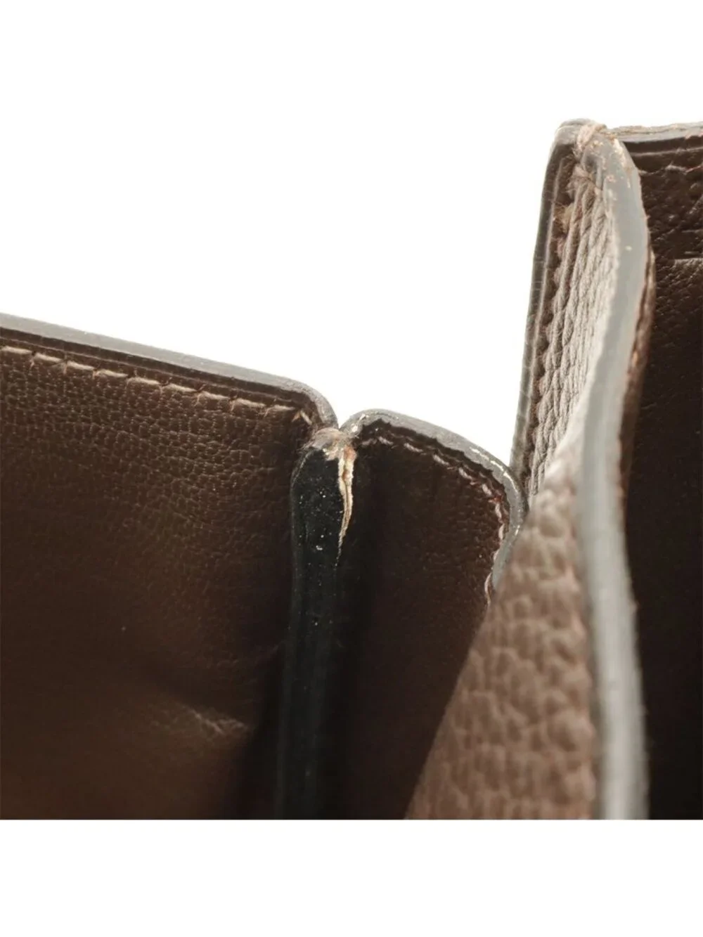 Hermes Steve Besace 35 Shoulder Bag Crossbody Taurillon Clemence Leather Brown